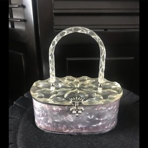 Vintage 1950’s lucite purse